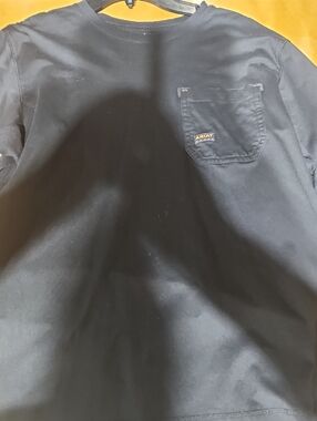 Ariat Men's Black Long-Sleeve Pocket Shirt Jacket